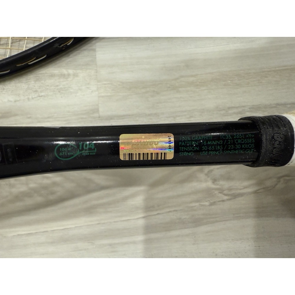 Lot Of 2 Prince Extender Rip Stick 800 Tennis Racquet Racket 104 Sq In W/ Case - Picture 4 of 15